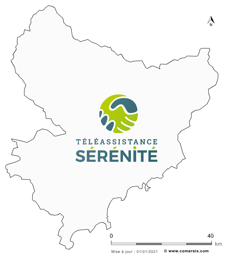 map téléassistance Alpes-Maritimes (06)