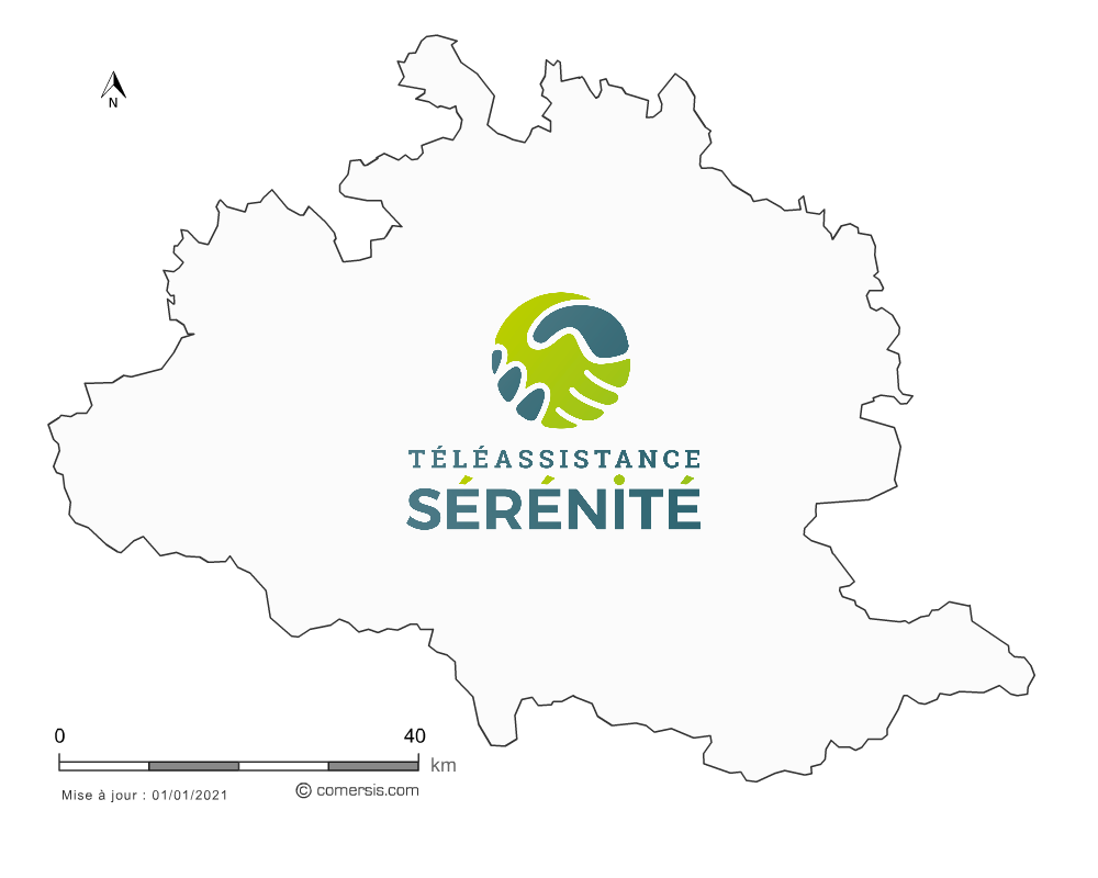 map téléassistance Ariège (09)