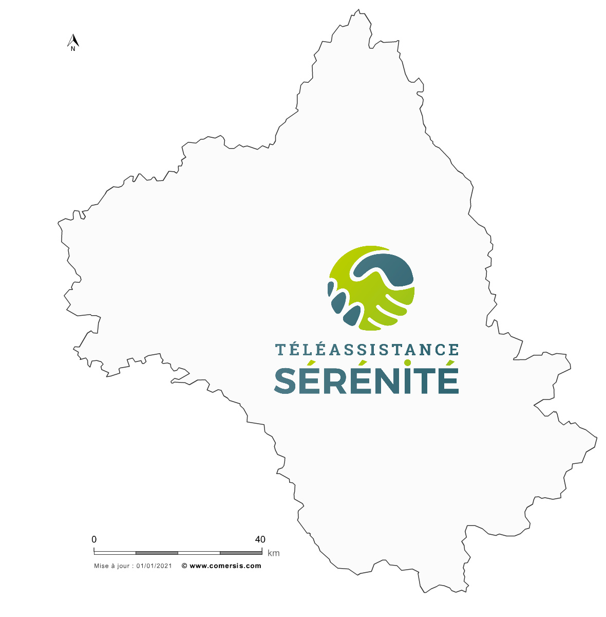 map téléassistance Aveyron (12)