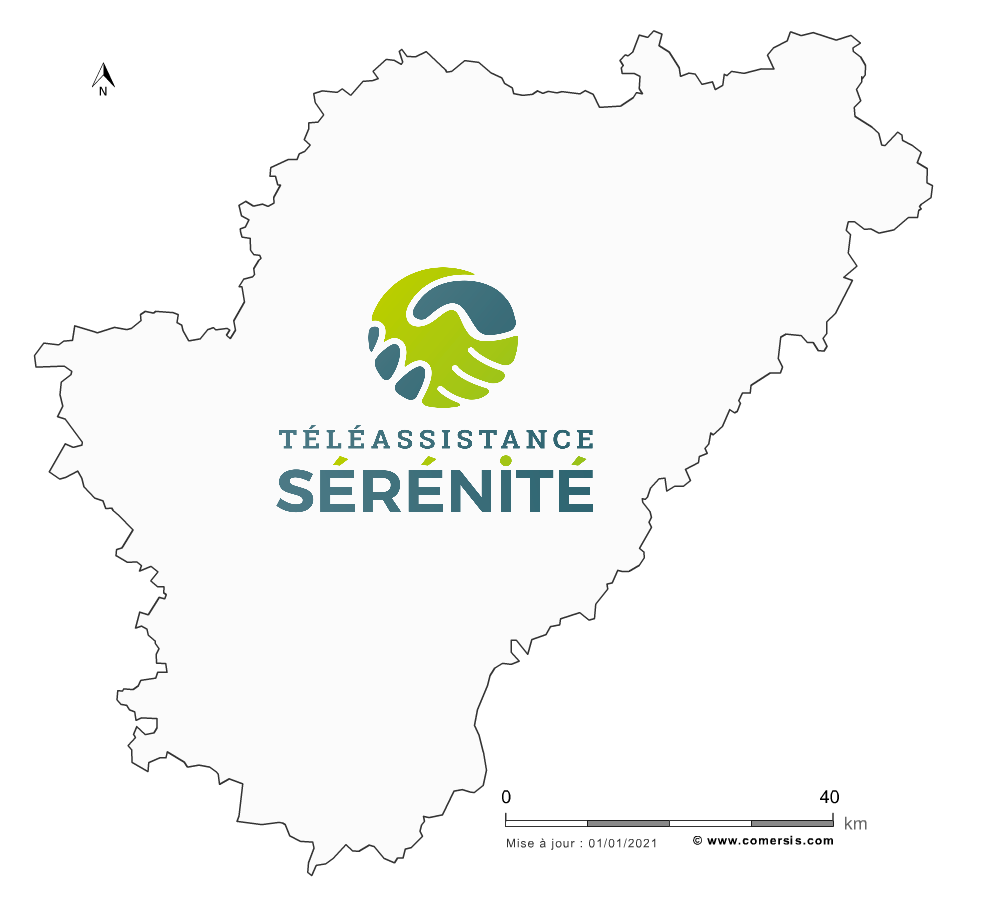 map téléassistance Charente (16)