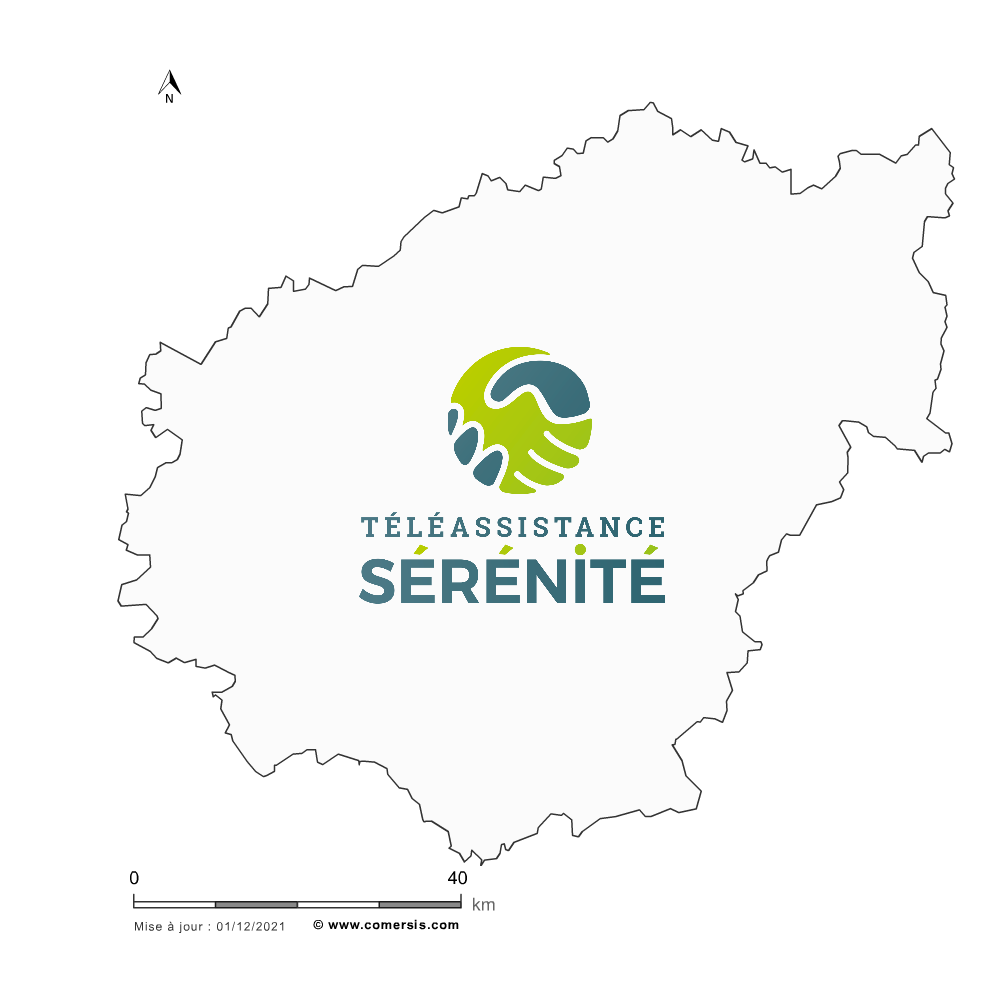 map téléassistance Corrèze (19)