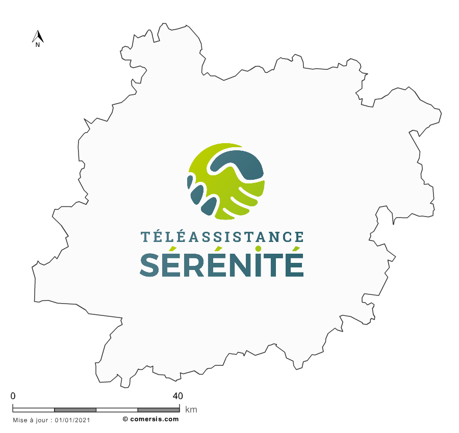 map téléassistance Lot-et-Garonne (47)