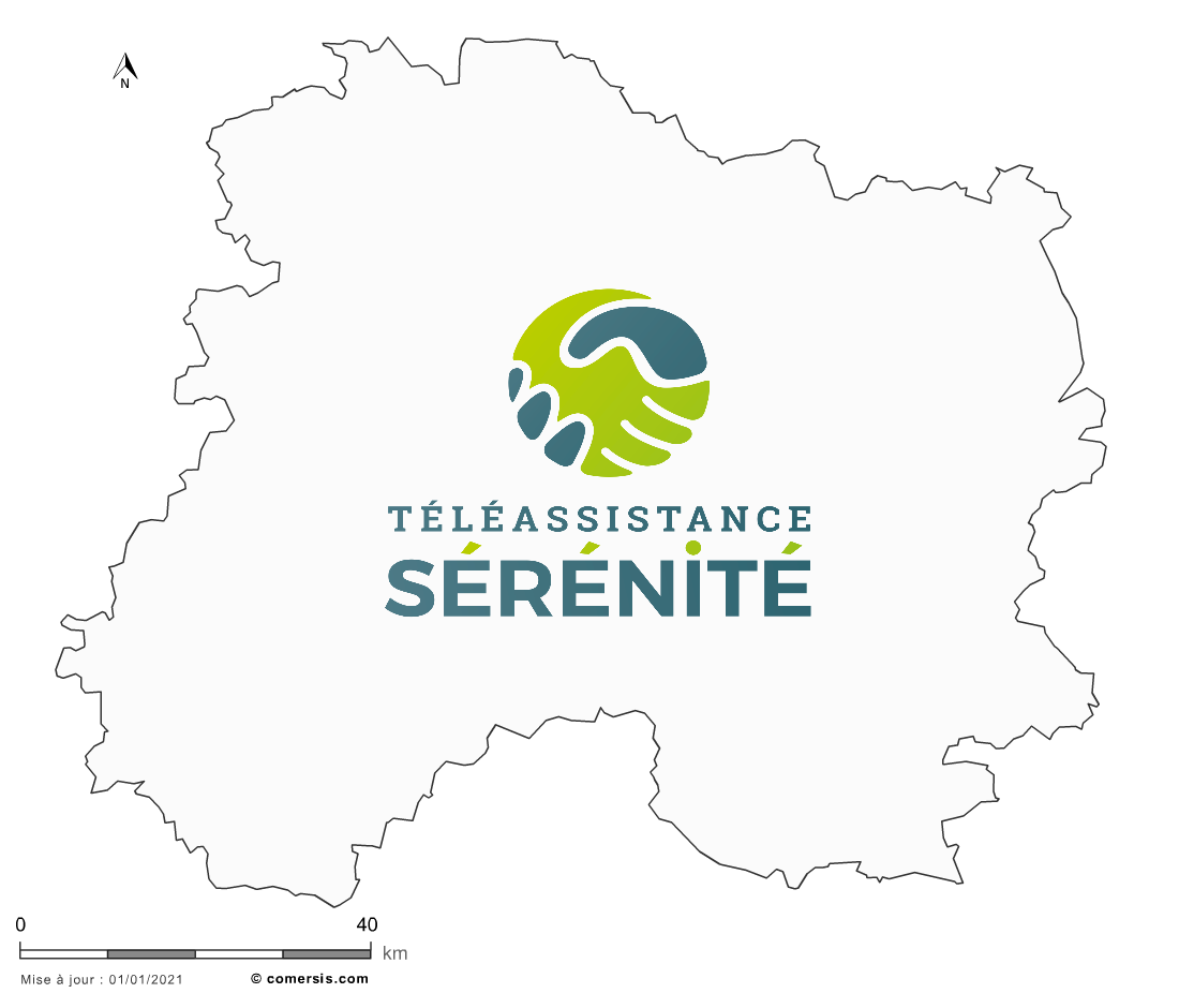 map téléassistance Marne (51)