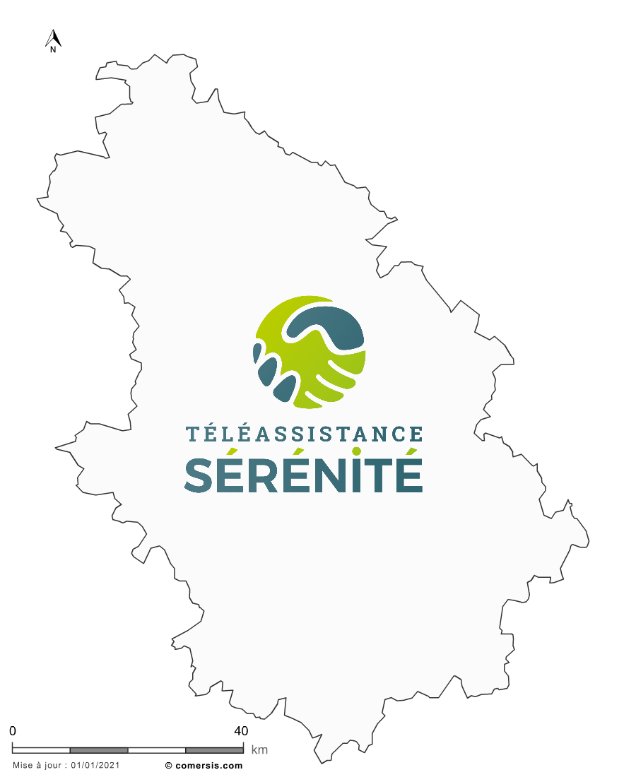 map téléassistance Haute-Marne (52)