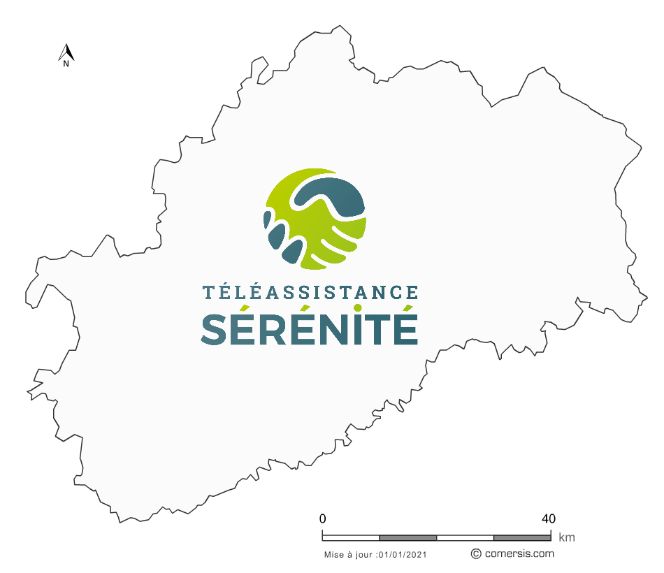 map téléassistance Haute-Saône (70)