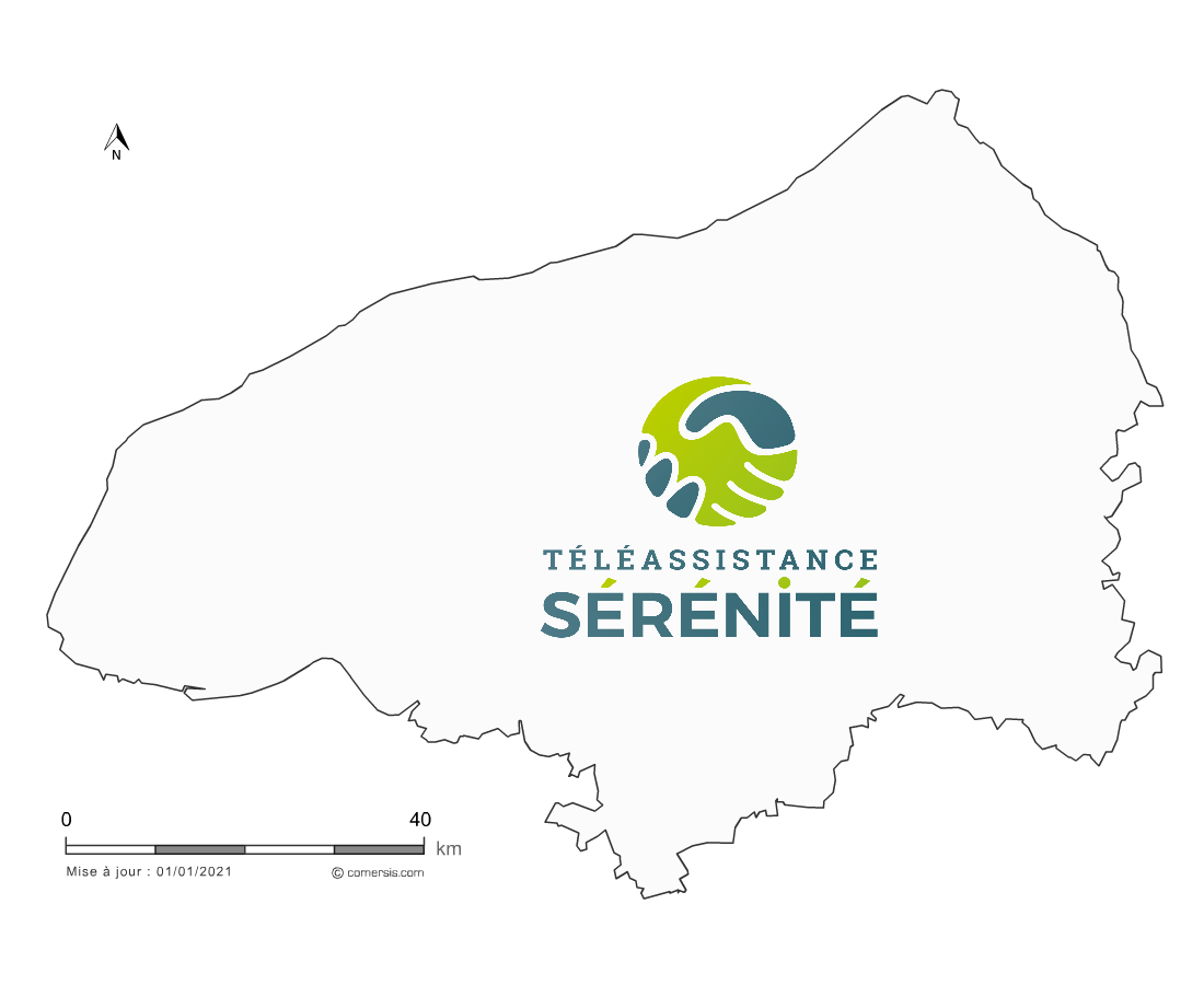 map téléassistance Seine-Maritime (76)