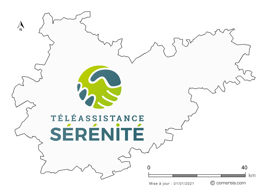 map téléassistance Tarn-et-Garonne (82)