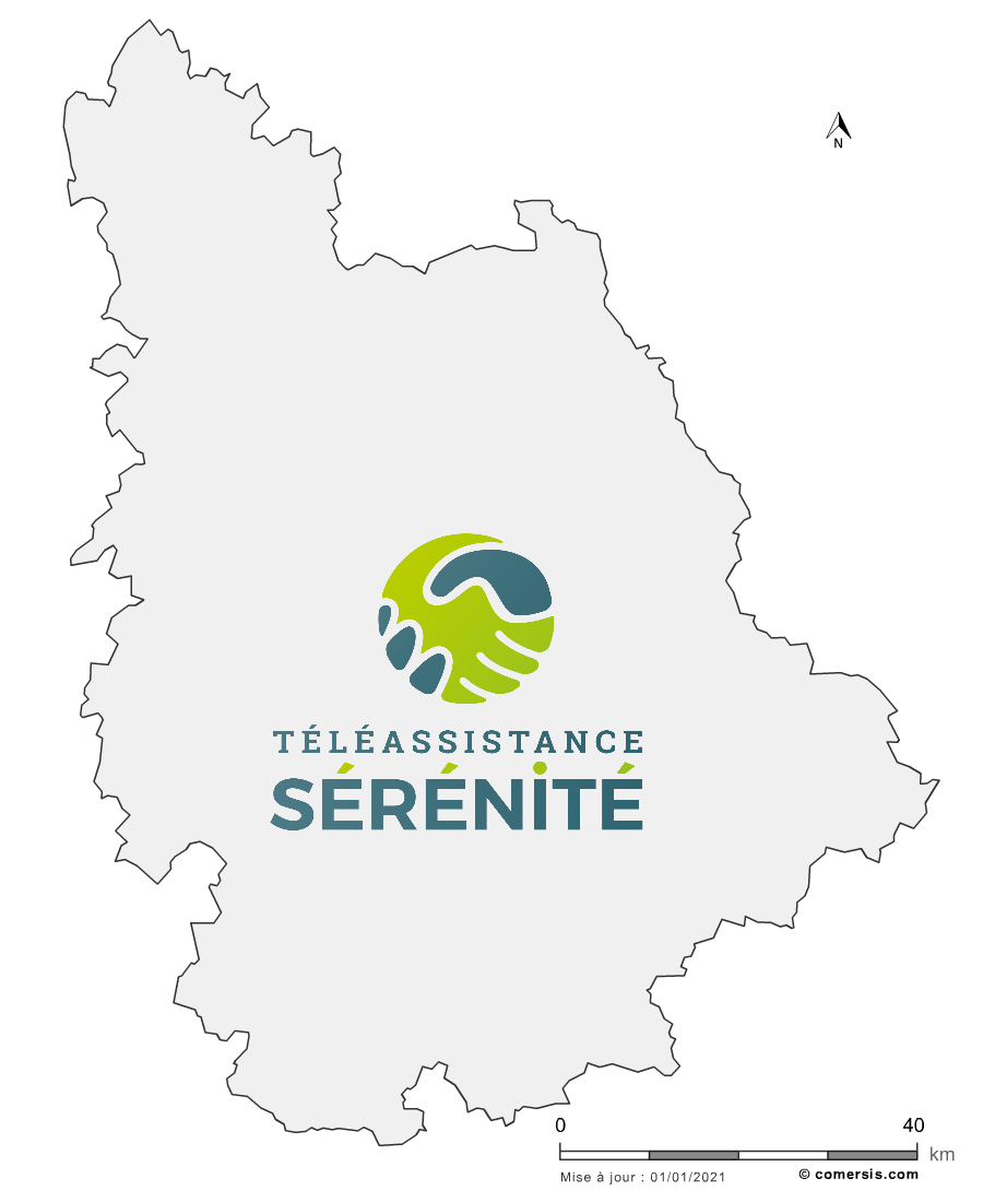 map téléassistance Vienne (86)